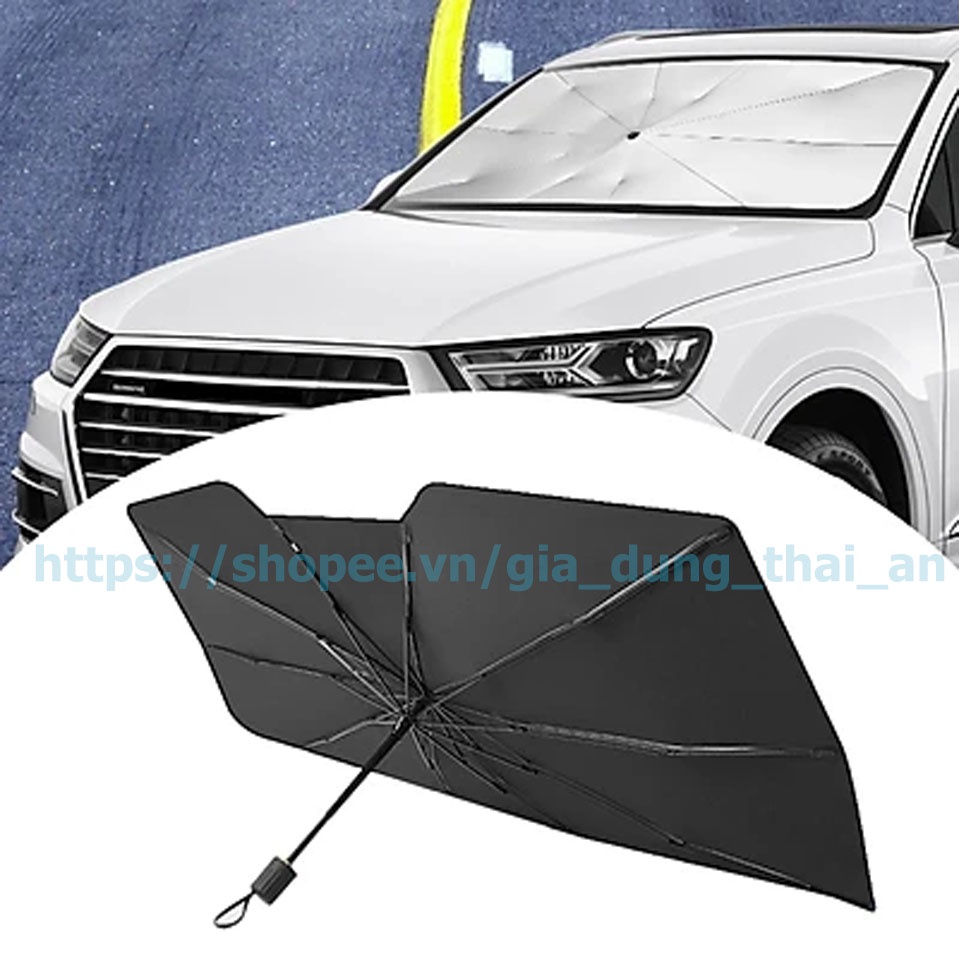 Ô Dù Che Nắng Kính Lái Xe Hơi, Ô Tô Cách Nhiệt Gấp Gọn Chống Tia UV
