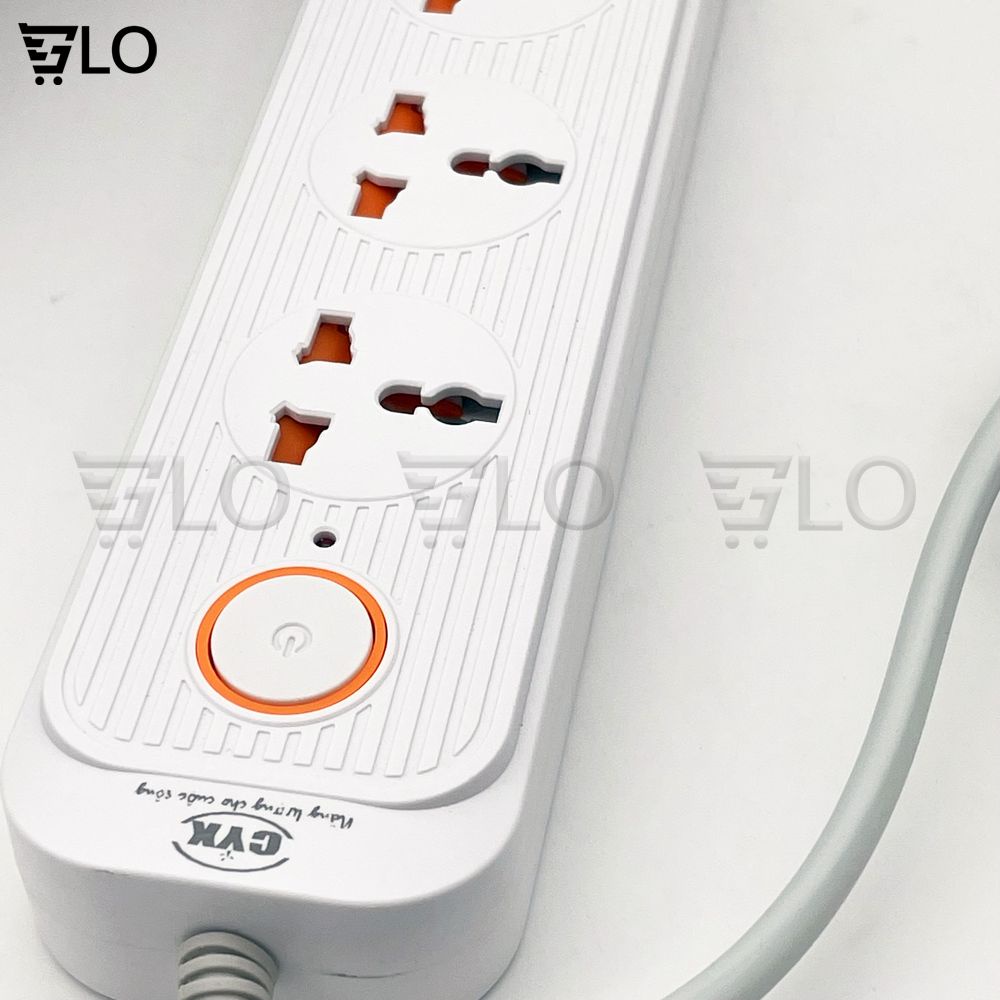 Ổ Cắm Điện CYX A01 A02 A03 Tích Hợp 4 Cổng USB Sạc Nhanh, Đa Ổ Cắm, Dây Dài 2m, Công Suất 3000w