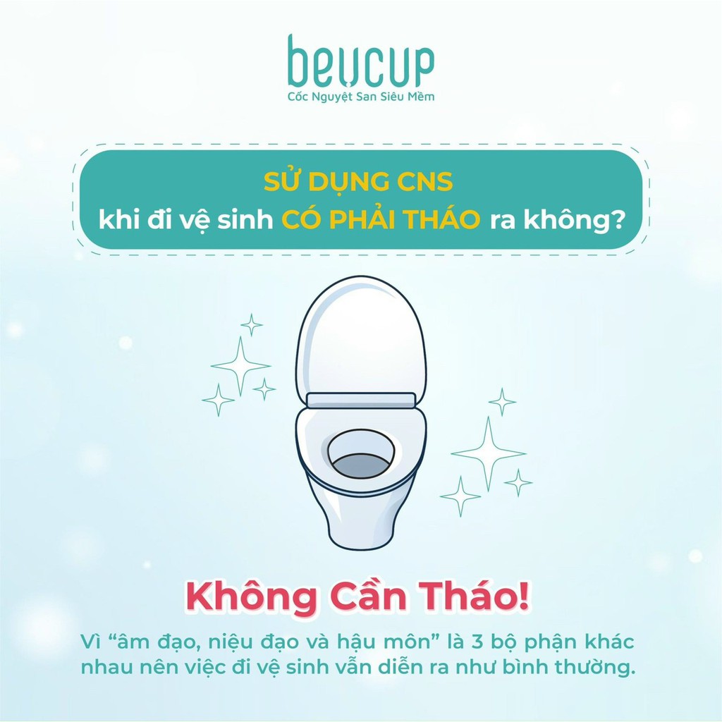 Cốc Nguyệt San BeUcup Siêu Mềm, Sử Dụng Cho Phụ Nữ Đã Sinh Và Chưa Sinh, Thay Thế Băng Vệ Sinh