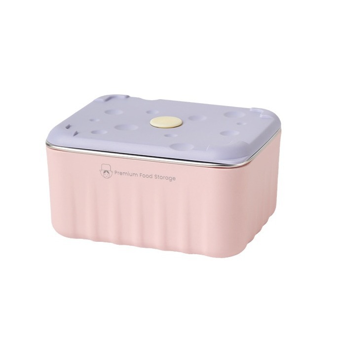 Hộp đựng cơm văn phòng inox 304 BXH15 mẫu 3 ngăn có túi giữ nhiệt