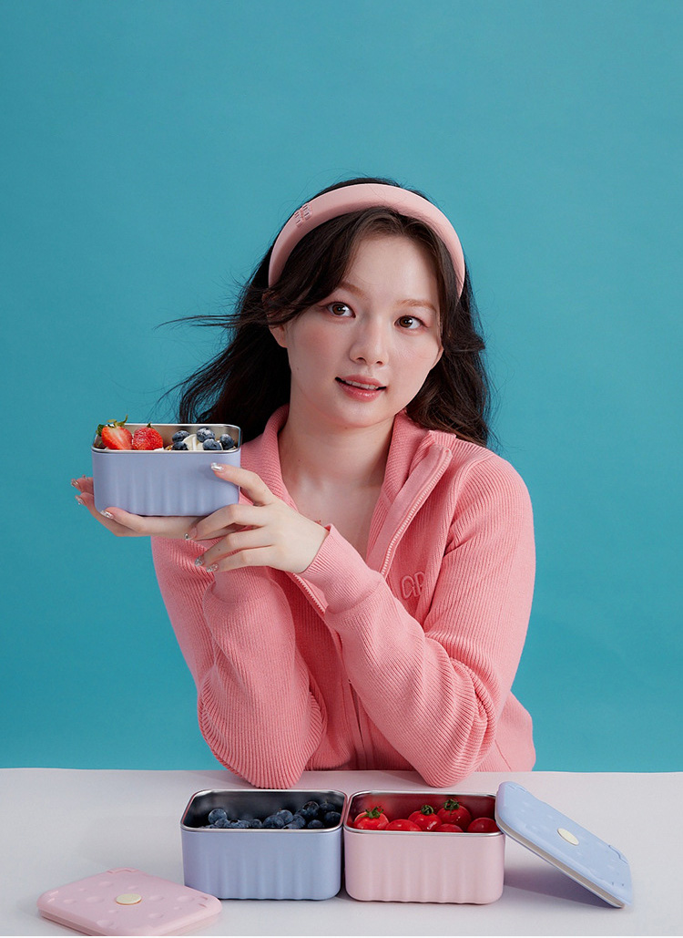 Hộp đựng cơm văn phòng inox 304 BXH15 mẫu 3 ngăn có túi giữ nhiệt