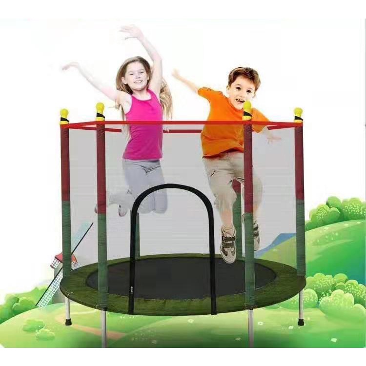 Nhà Nhún, Bạt Nhảy Lò Xo Cho Trẻ Đường Kính 140cm