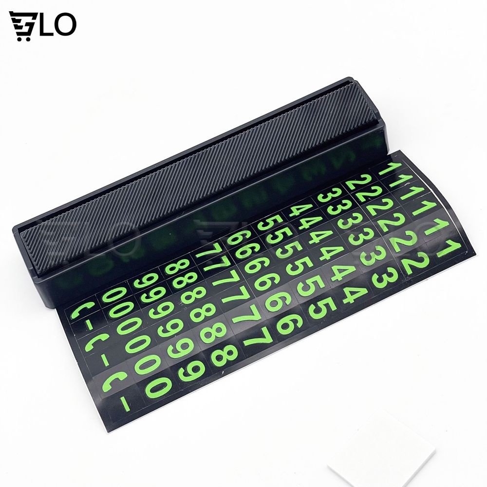 Bảng Ghi Số Điện Thoại Gắn Taplo Xe Hơi, Thẻ Dùng Khi Đỗ Xe Ô Tô Có Phản Quang
