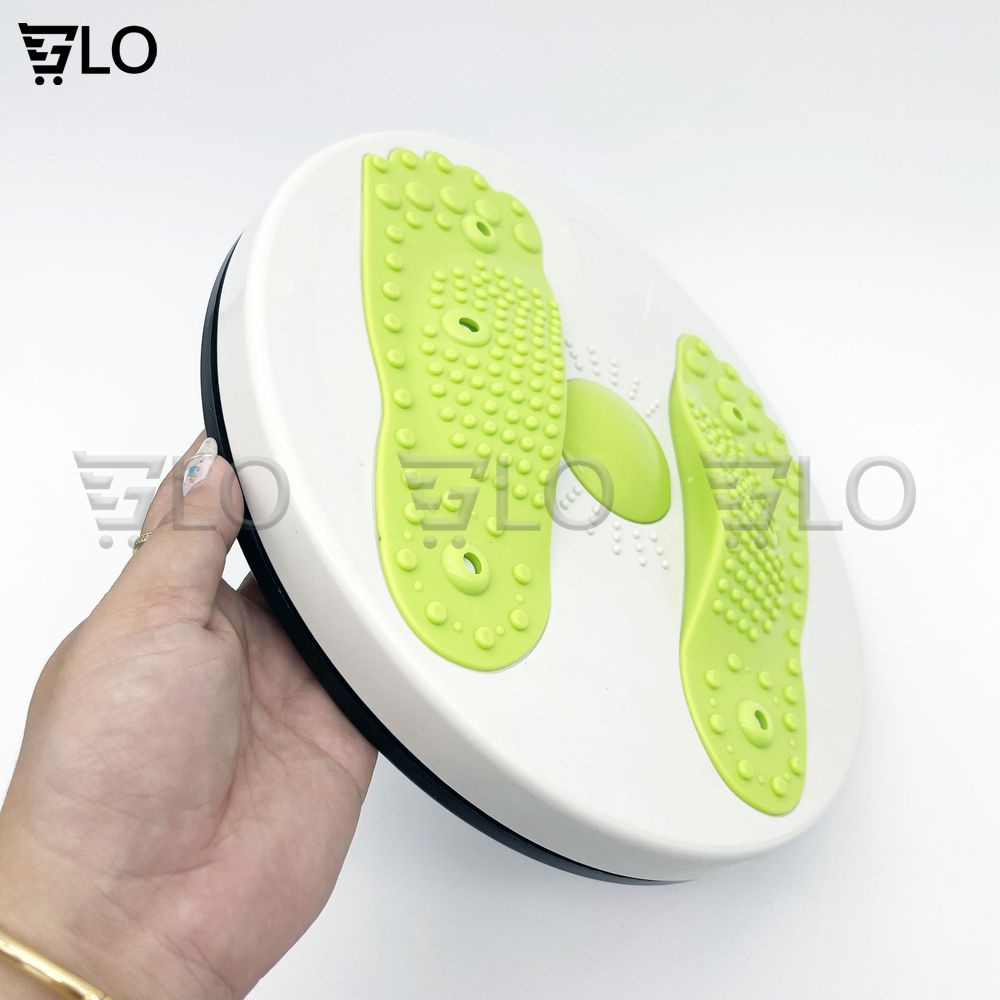 Đĩa Xoay Eo Tập Thể Dục 360 Độ Giúp Giảm Mỡ Bụng, Eo Thon, Cơ Bụng Săn Chắc, Bàn Xoay Eo Nhựa Cứng Siêu Bền