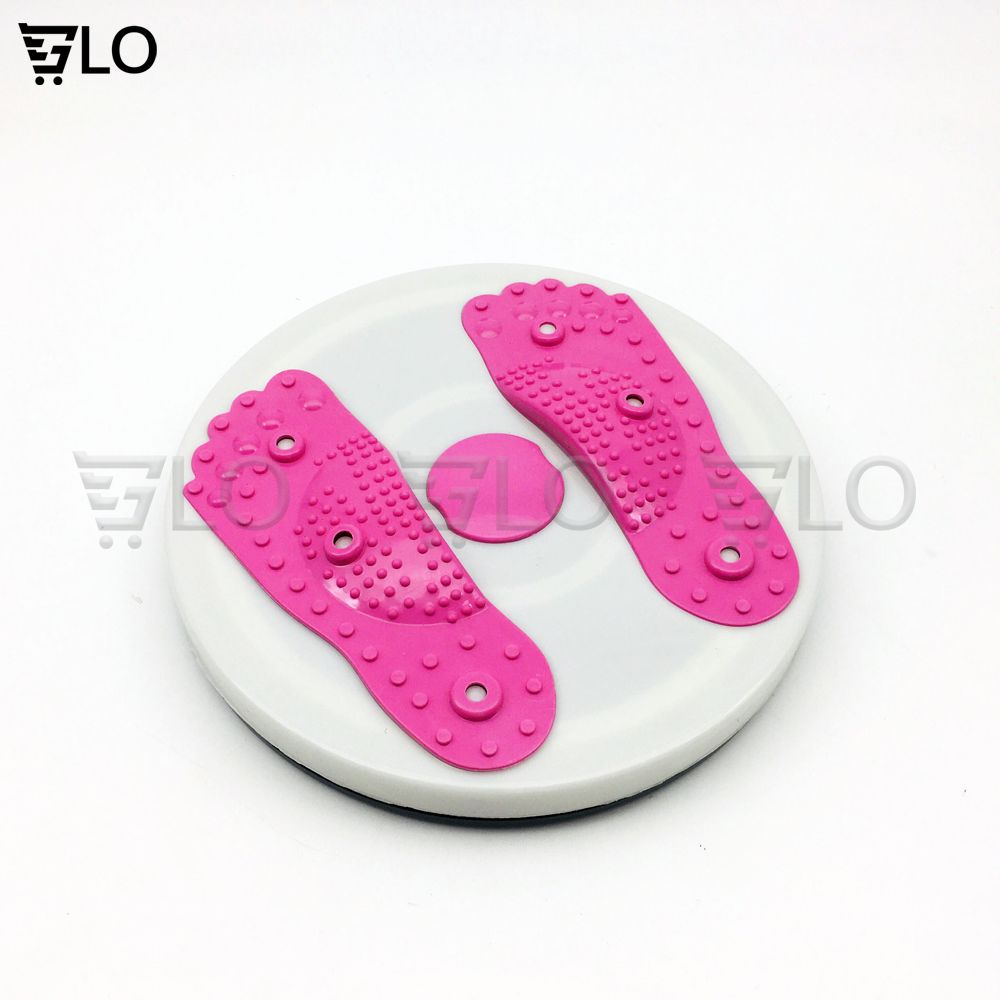 Đĩa Xoay Eo Tập Thể Dục 360 Độ Giúp Giảm Mỡ Bụng, Eo Thon, Cơ Bụng Săn Chắc, Bàn Xoay Eo Nhựa Cứng Siêu Bền