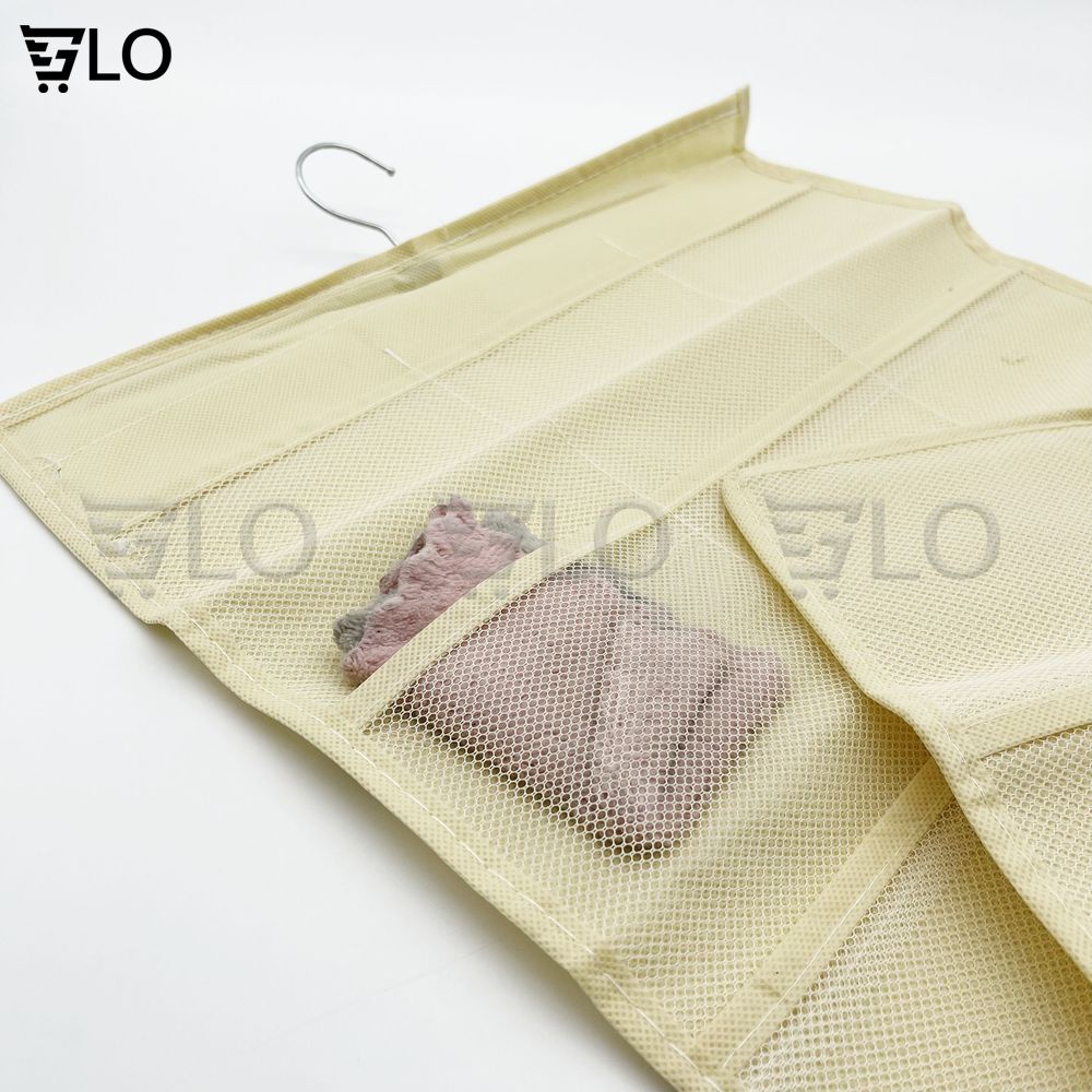 Túi Treo 30 Ngăn (Ô) Đựng Đồ Lót, Quần Áo Lót, Tất Vớ, Đồ Dùng 2 Mặt Có Móc Treo