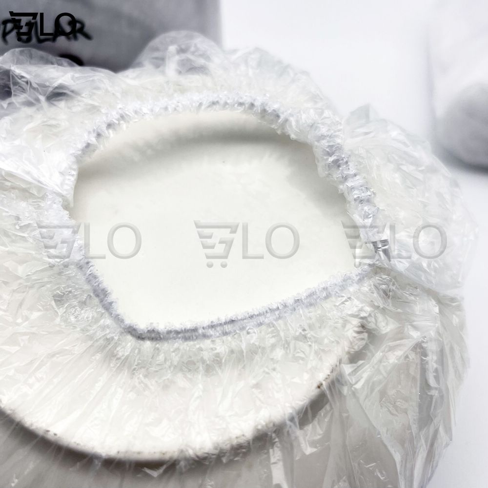 Combo 100 Cái Màng Bọc Thực Phẩm Chun Buộc Co Giãn Hình Gấu, Có Thể Tái Sử Dụng