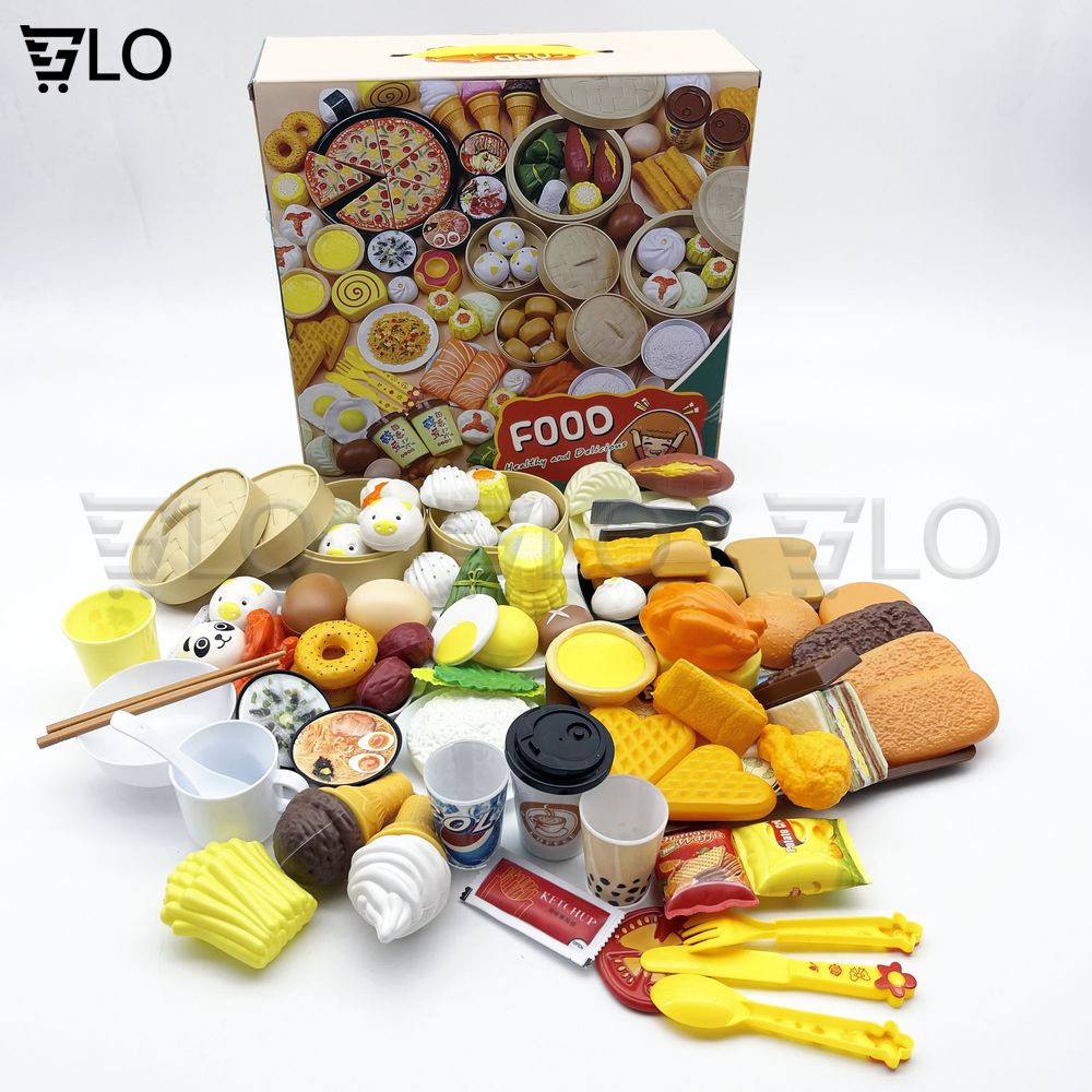 Bộ Đồ Chơi Nấu Ăn 88 Món Đầy Đủ Chi Tiết Thoả Sức Chế Biến Cho Các Đầu Bếp Tương Lai