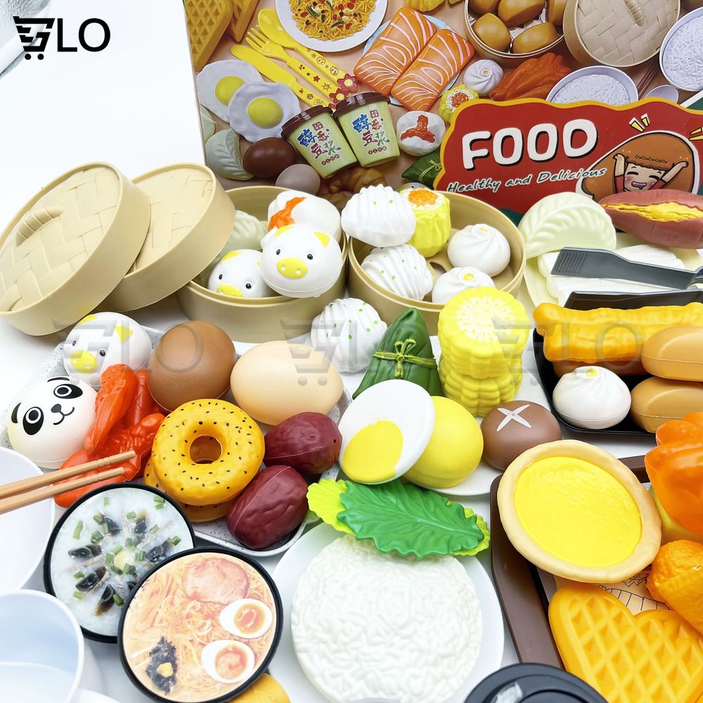 Bộ Đồ Chơi Nấu Ăn 88 Món Đầy Đủ Chi Tiết Thoả Sức Chế Biến Cho Các Đầu Bếp Tương Lai