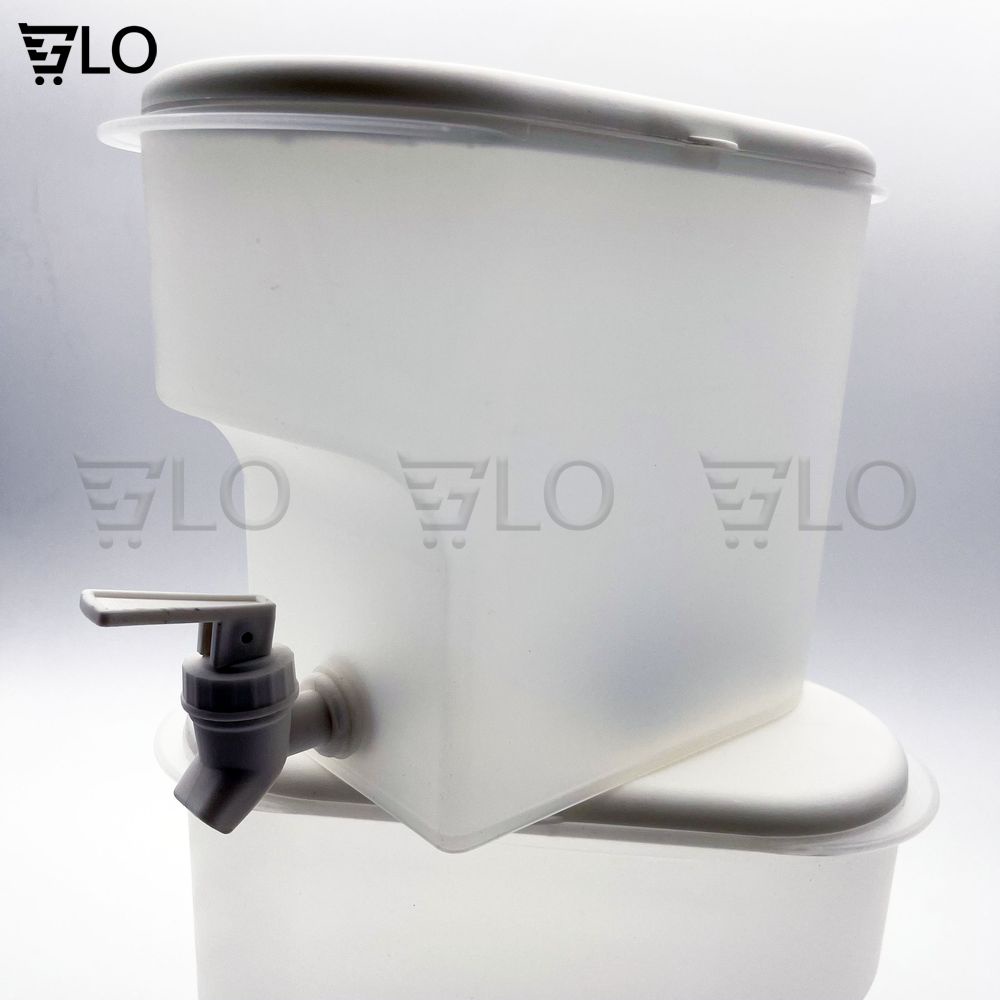 Bình Đựng Nước Trái Cây Có Vòi, Dung Tích 3.5l Để Tủ Lạnh Đi Dã Ngoại