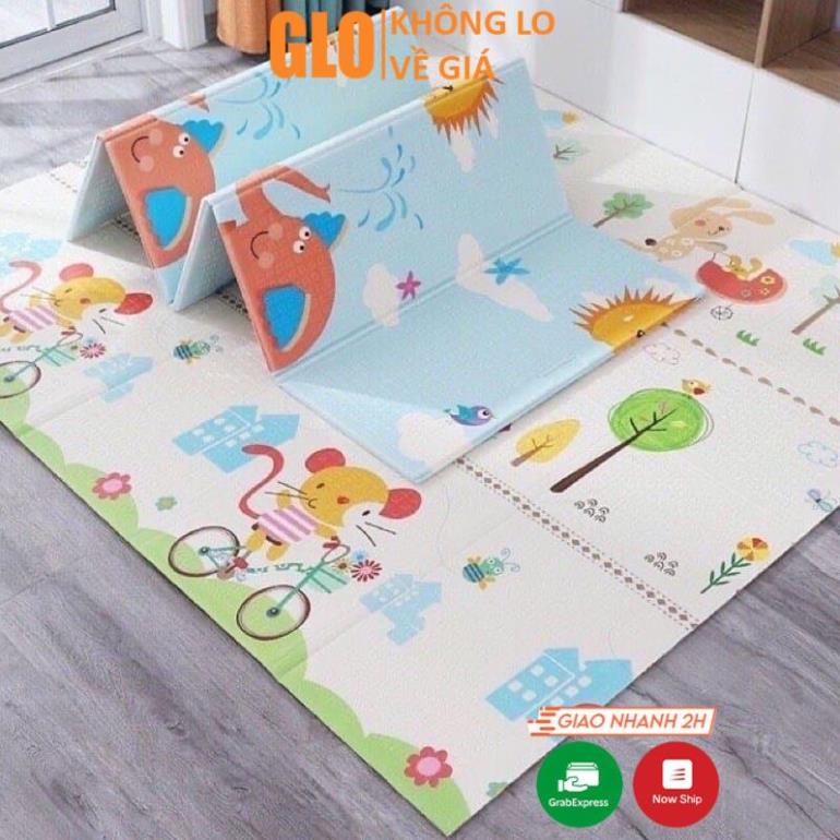 Thảm Xốp XPE Gấp Gọn 2 Mặt Hàn Quốc 1m8x2m