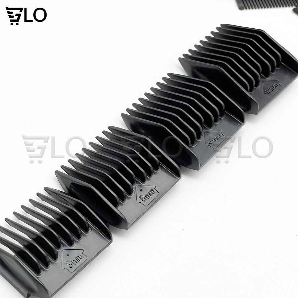 Tông Đơ Cắt Tóc JICHEN 0817 Có 4 Cỡ Lược Chính Hãng Bảo Hành 6 Tháng