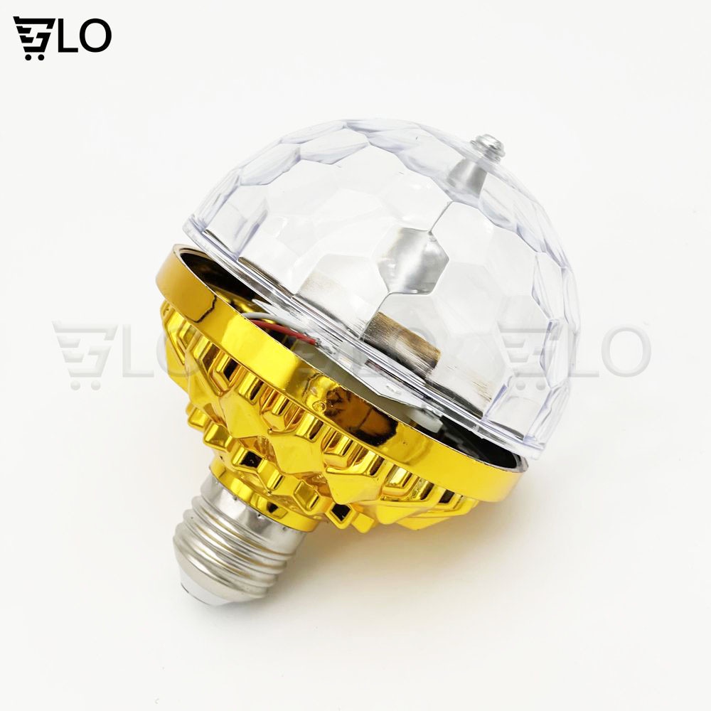 Bóng Đèn Led 7 Màu Vũ Trường Xoay Cảm Ứng