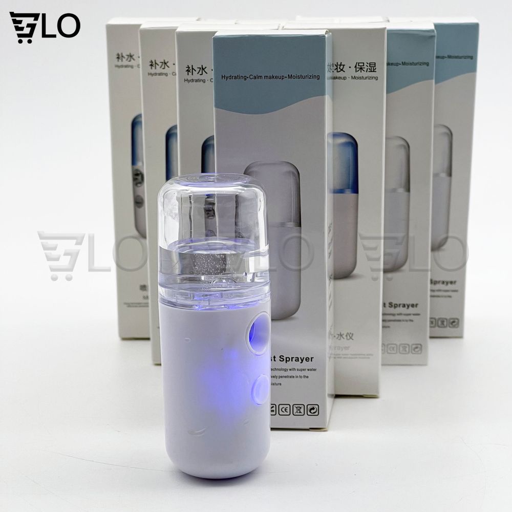 Máy Phun Sương Xông Hơi Mặt NaNo Mini Cầm Tay Hỗ Trợ Dưỡng Da Cấp Nước Tối Đa