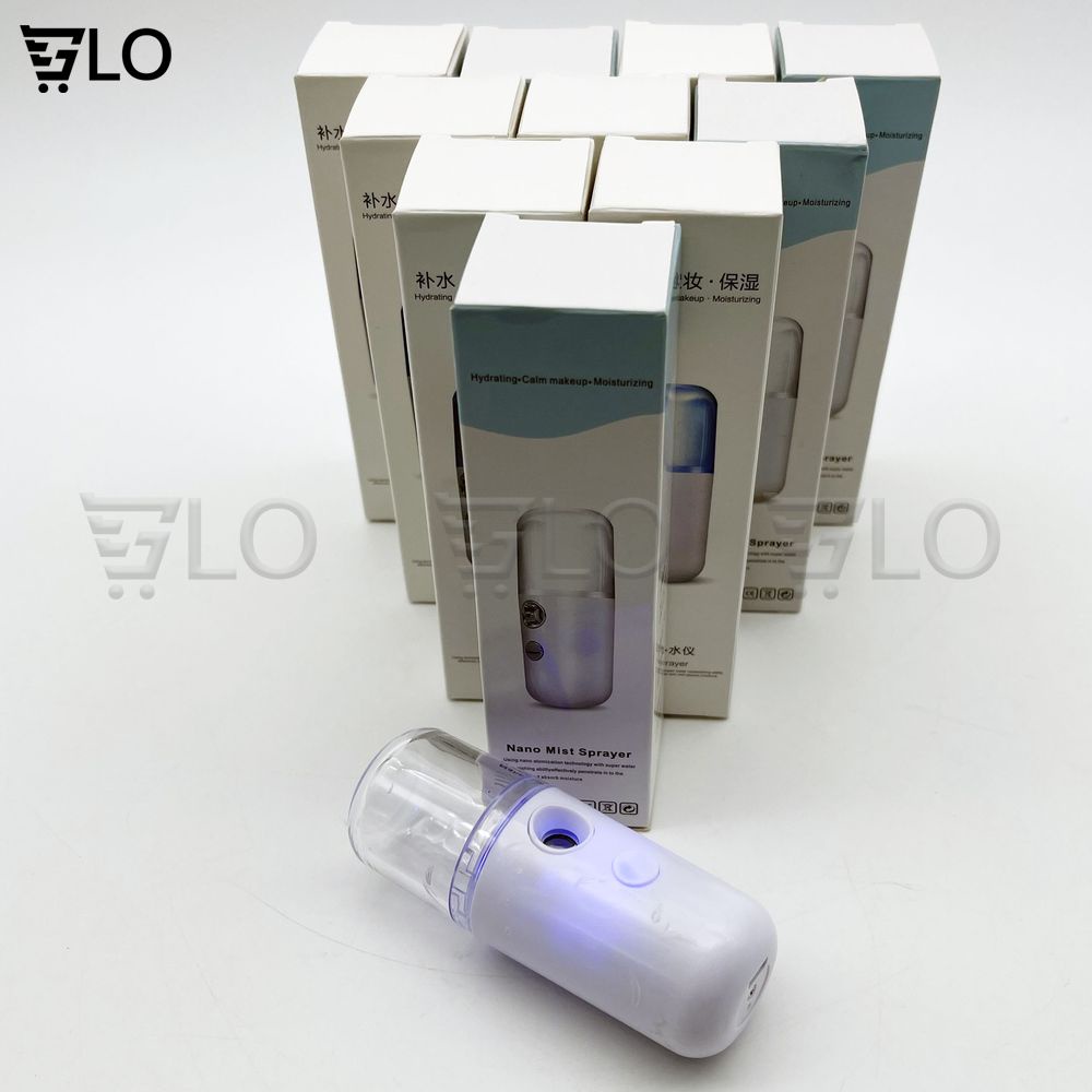Máy Phun Sương Xông Hơi Mặt NaNo Mini Cầm Tay Hỗ Trợ Dưỡng Da Cấp Nước Tối Đa