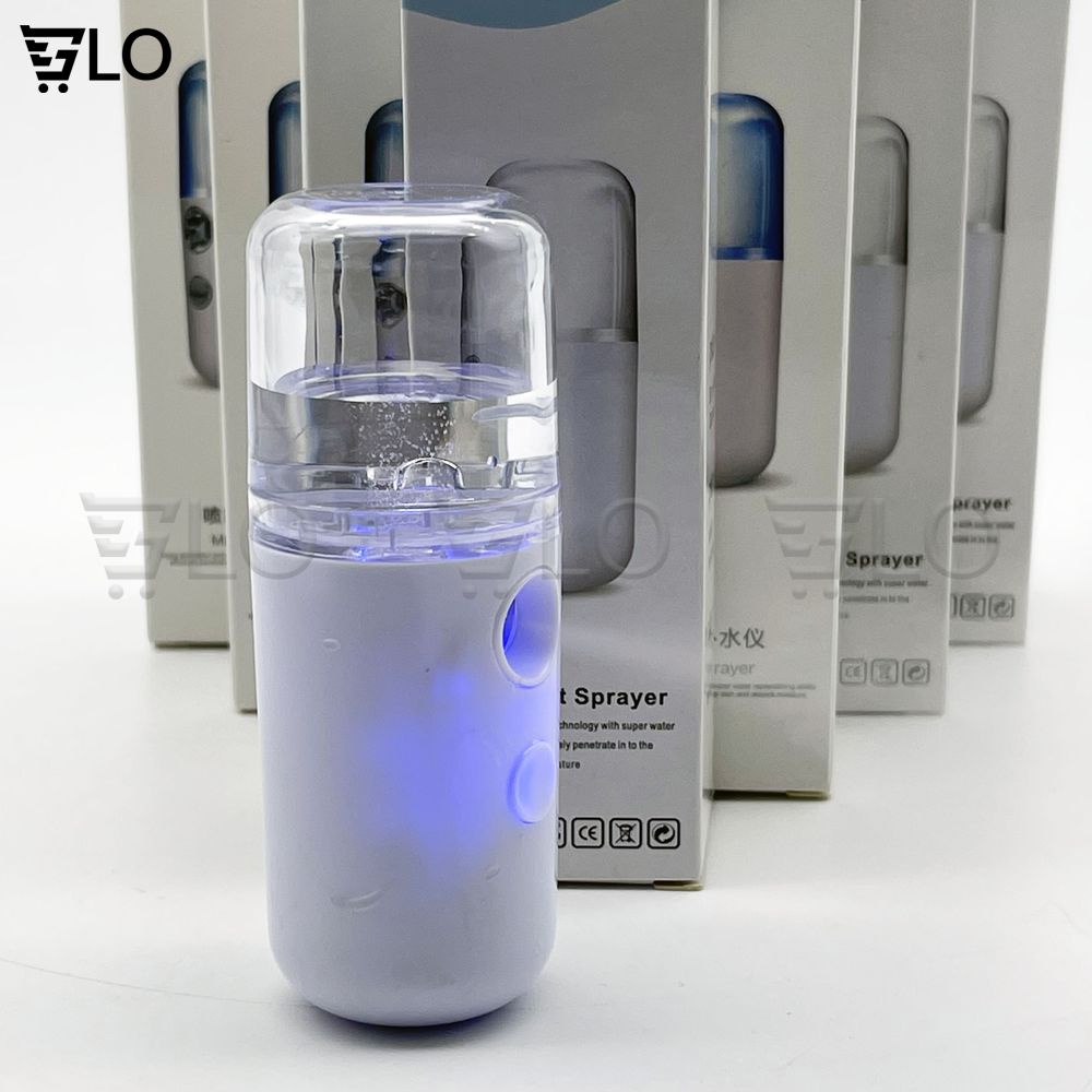 Máy Phun Sương Xông Hơi Mặt NaNo Mini Cầm Tay Hỗ Trợ Dưỡng Da Cấp Nước Tối Đa