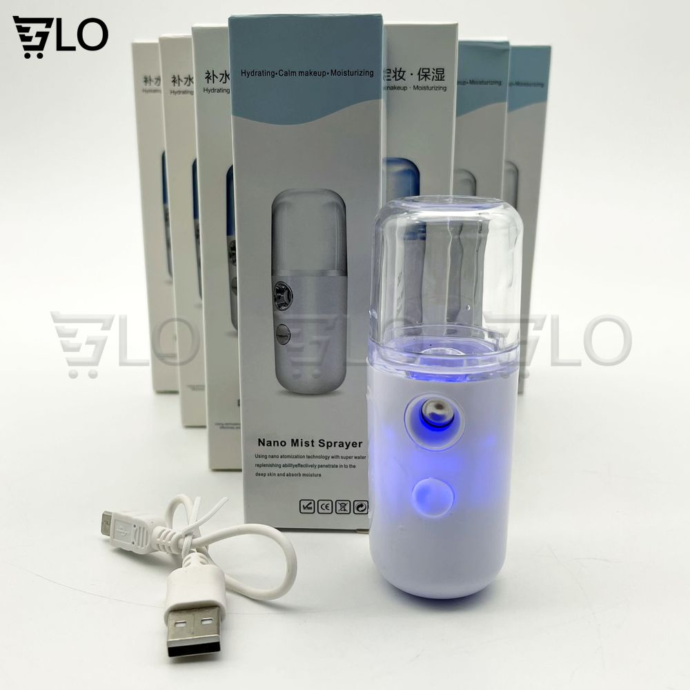 Máy Phun Sương Xông Hơi Mặt NaNo Mini Cầm Tay Hỗ Trợ Dưỡng Da Cấp Nước Tối Đa