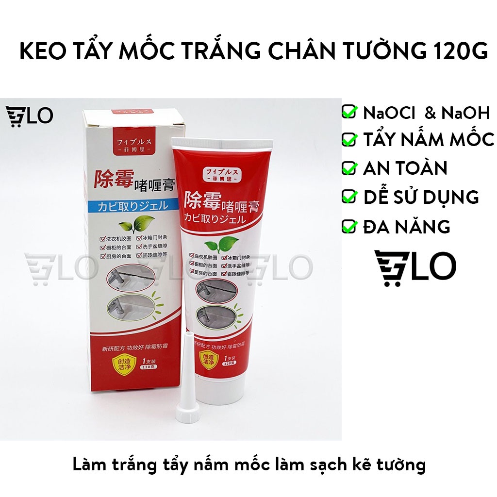 Keo Tẩy Mốc Trắng Chân Tường Đa Năng 120g