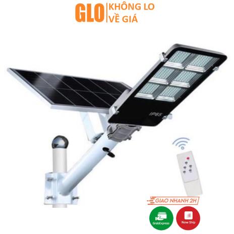 Đèn Pha Đường 300W Kèm Tấm Năng Lượng Mặt Trời Và Remote