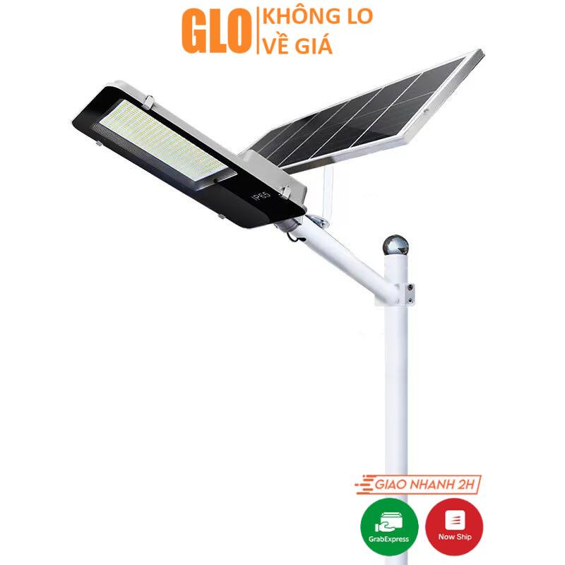 Đèn Pha Đường 300W Kèm Tấm Năng Lượng Mặt Trời Và Remote
