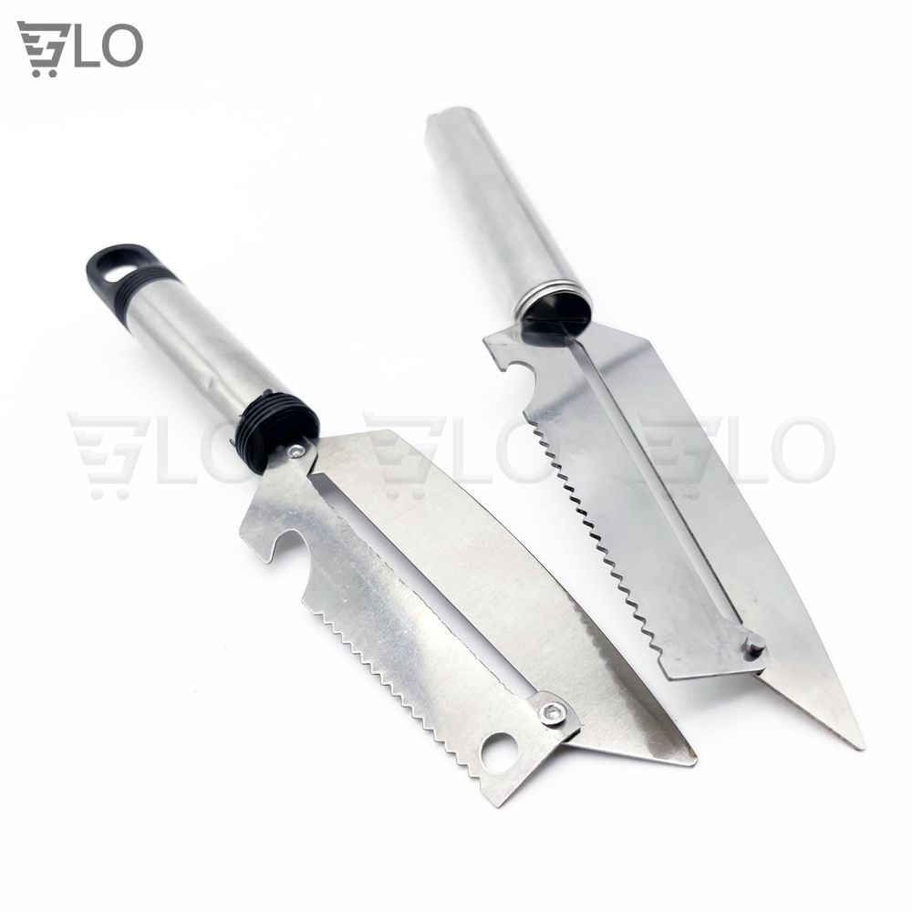 Dao Bào 2 Lưỡi, Khui Nắp Hộp Đa Năng 5 In 1