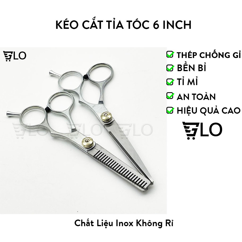 Bộ Kéo Cắt Và Tỉa Tóc 6 Inch Cao Cấp