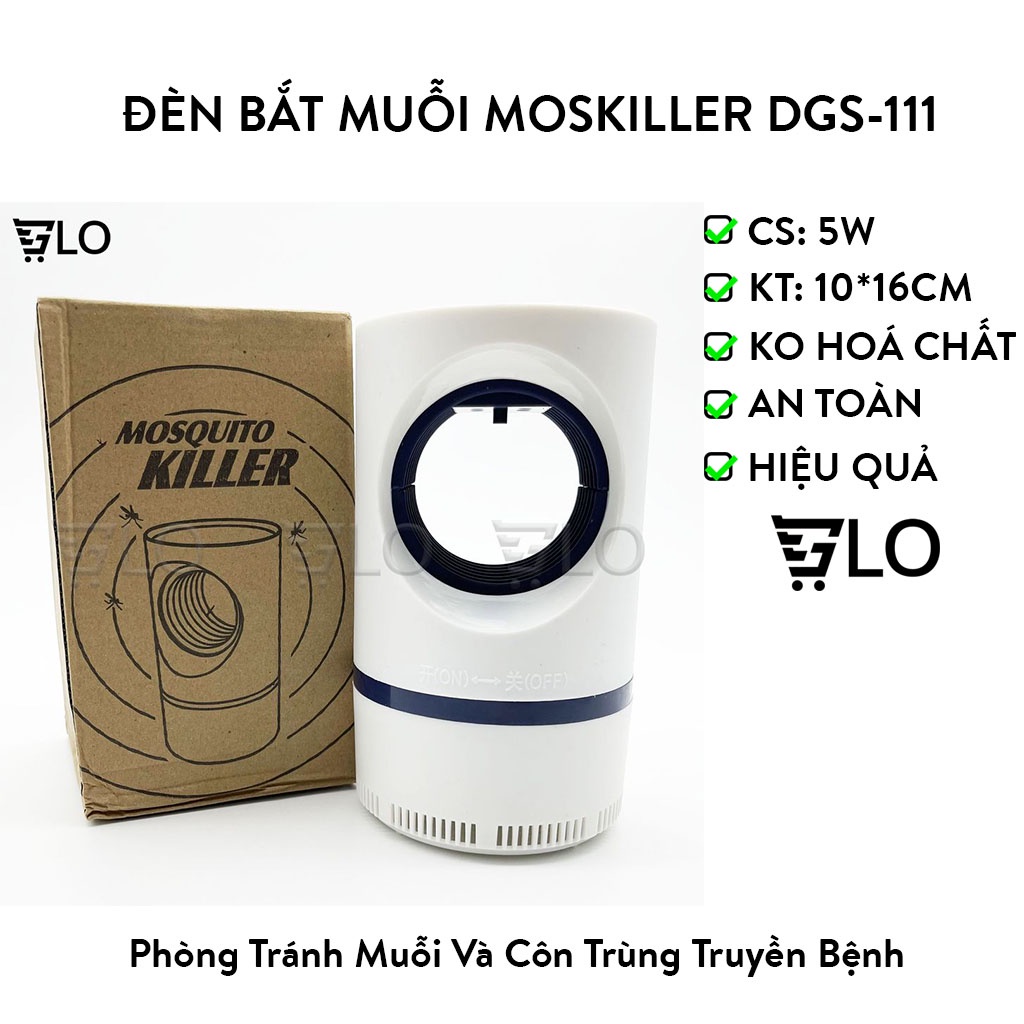 Đèn Bắt Muỗi Moskiller DGS-111 Nguồn USB Rất Tiện Lợi