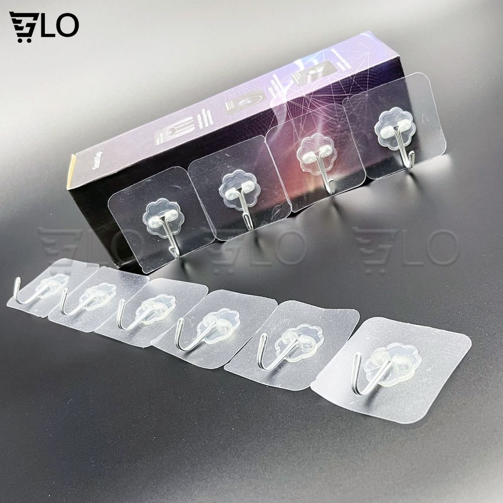 Combo 10 Móc Treo Keo Dán Dính Tường Tiện Dụng