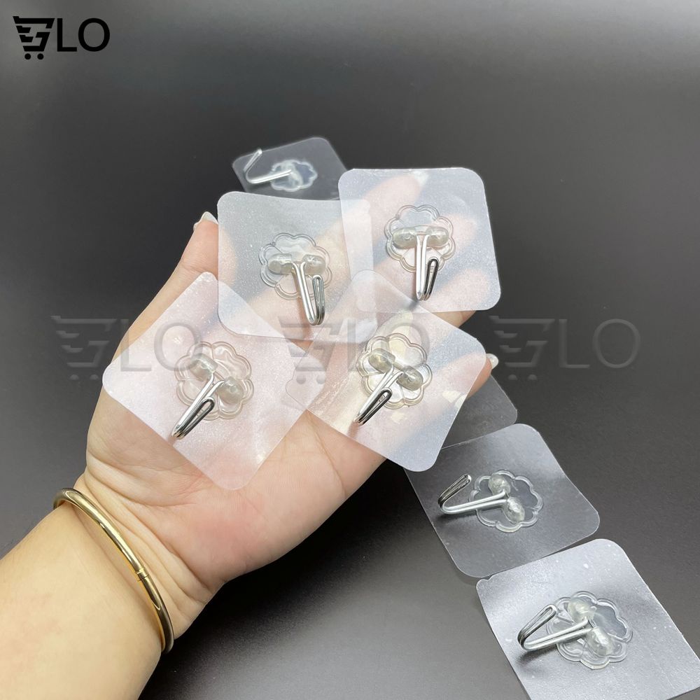 Combo 10 Móc Treo Keo Dán Dính Tường Tiện Dụng