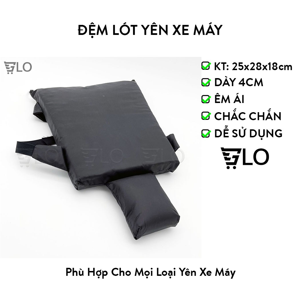 Đệm Lót Yên Xe Máy Siêu Êm, Độ Đàn Hồi Cao, Lắp Được Cho Mọi Loại Xe Máy