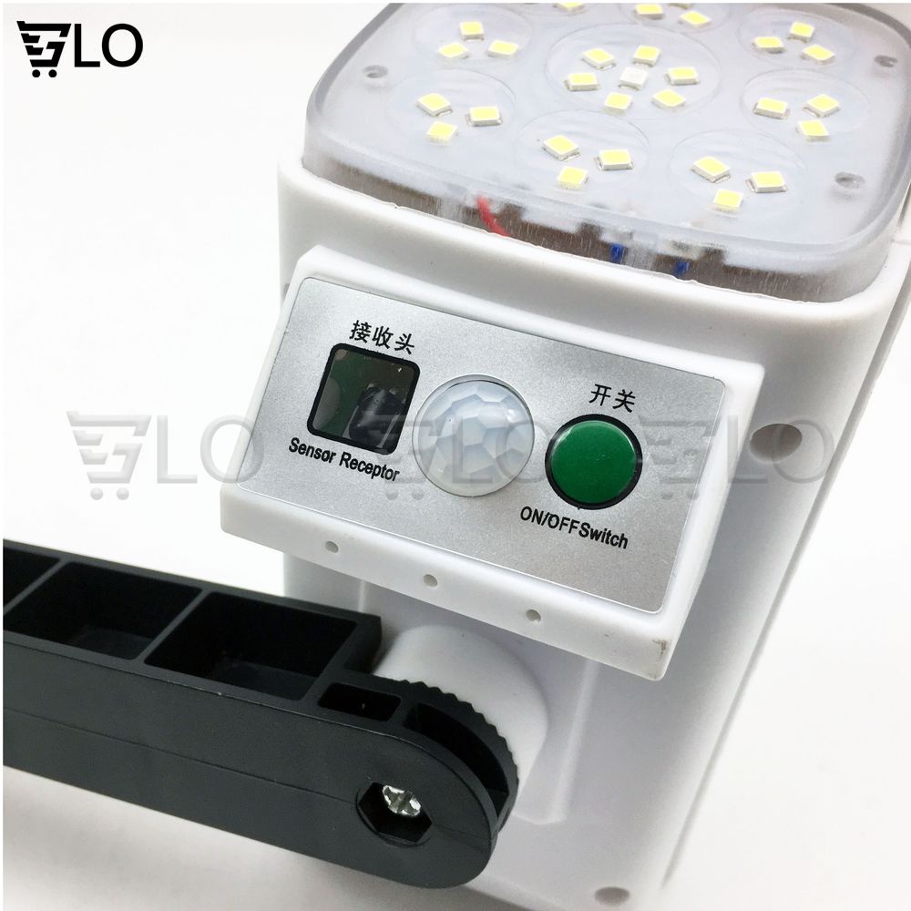[Chống Trộm] Đèn Cảm Biến Chuyển Động Năng Lượng Mặt Trời Hình Camera 77 Đèn LED, Chống Nước Tuyệt Đối CL-877B 180W