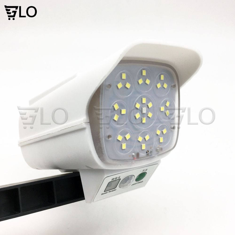 [Chống Trộm] Đèn Cảm Biến Chuyển Động Năng Lượng Mặt Trời Hình Camera 77 Đèn LED, Chống Nước Tuyệt Đối CL-877B 180W