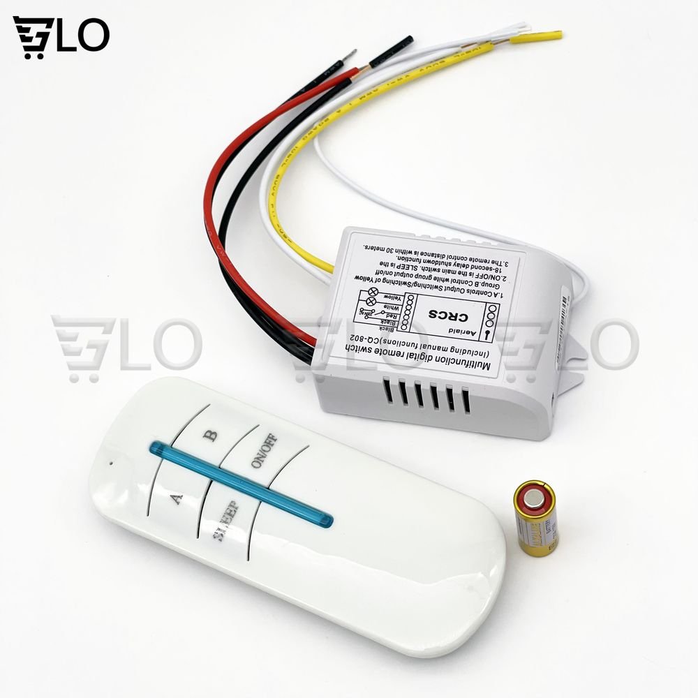 Công Tắc Điều Khiển Từ Xa Không Dây Sóng RF Xuyên Tường