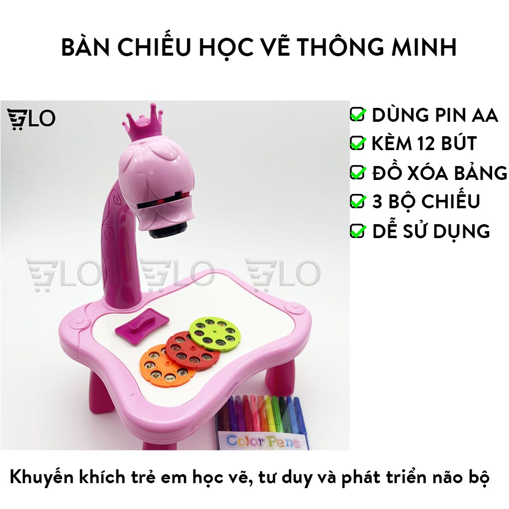 Bàn Chiếu Học Vẽ Thông Minh Cho Bé Giúp Phát Triển Trí Não