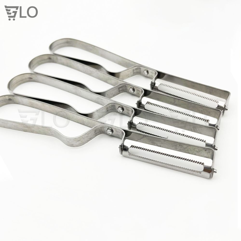 Dụng Cụ Dao Bào Gọt Vỏ Trái Cây 16x2.5cm Inox