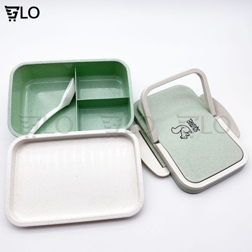 Hộp Cơm Lúa Mạch 2 Tầng SQIRREL