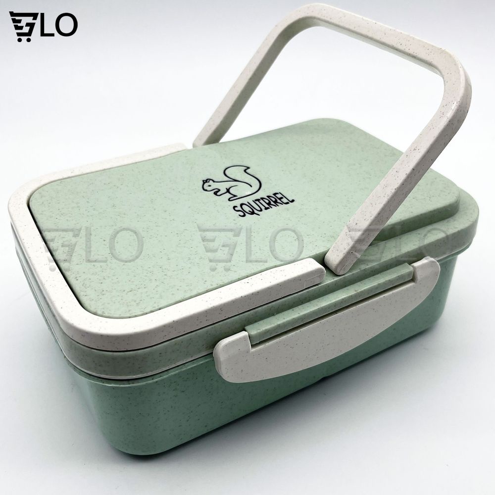 Hộp Cơm Lúa Mạch 2 Tầng SQIRREL