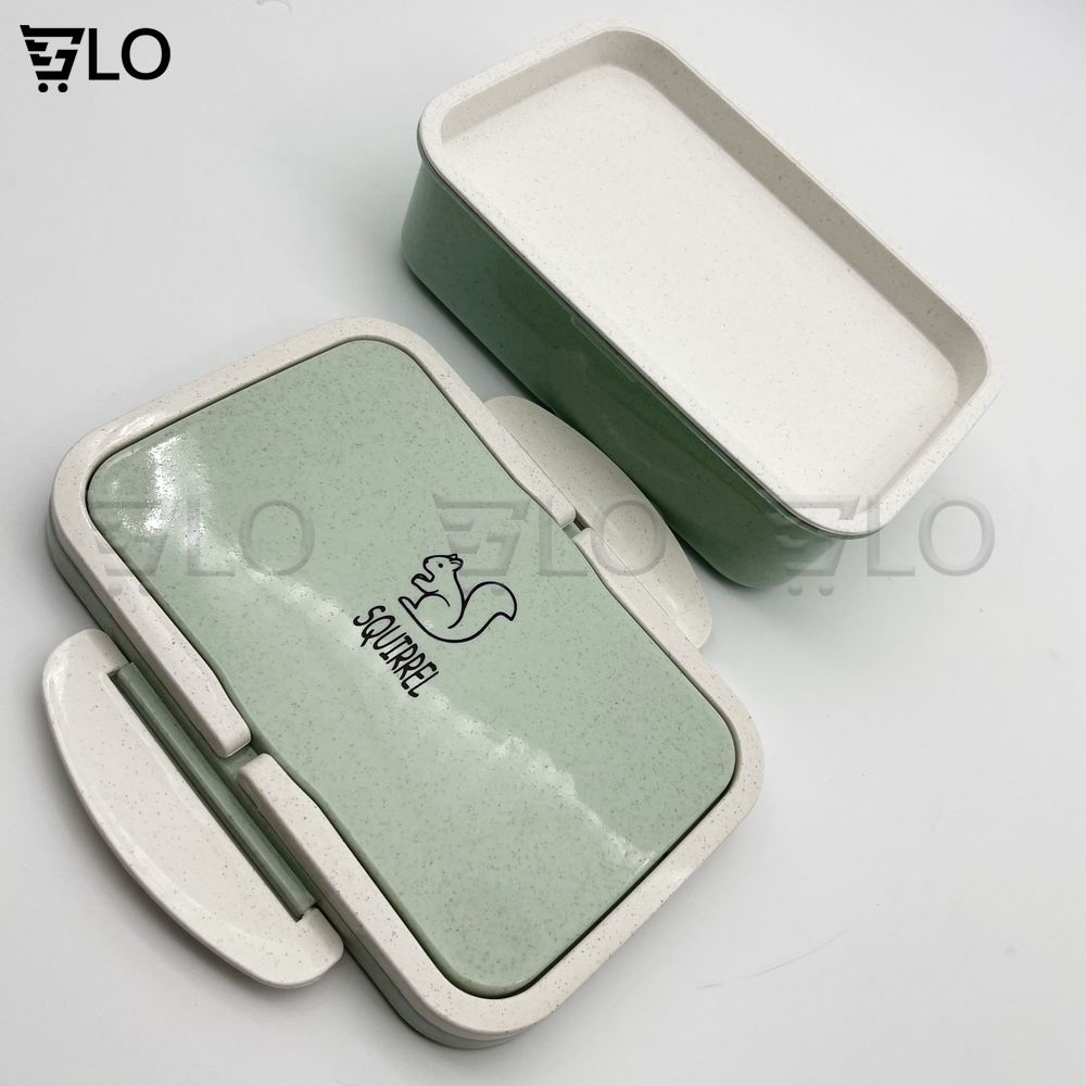 Hộp Cơm Lúa Mạch 2 Tầng SQIRREL