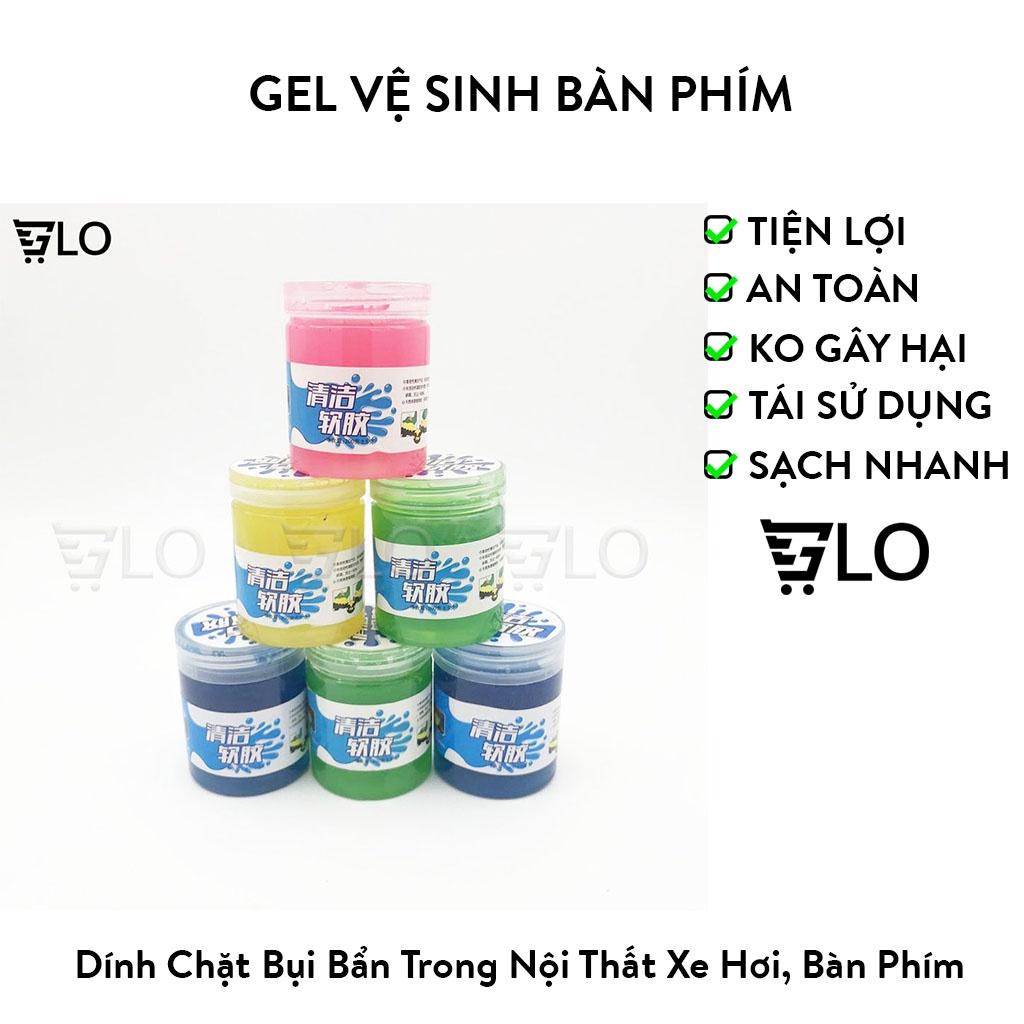 Gel Vệ Sinh Bàn Phím Máy Tính, Laptop, Lọc Gió Xe Hơi Super Clean 200g