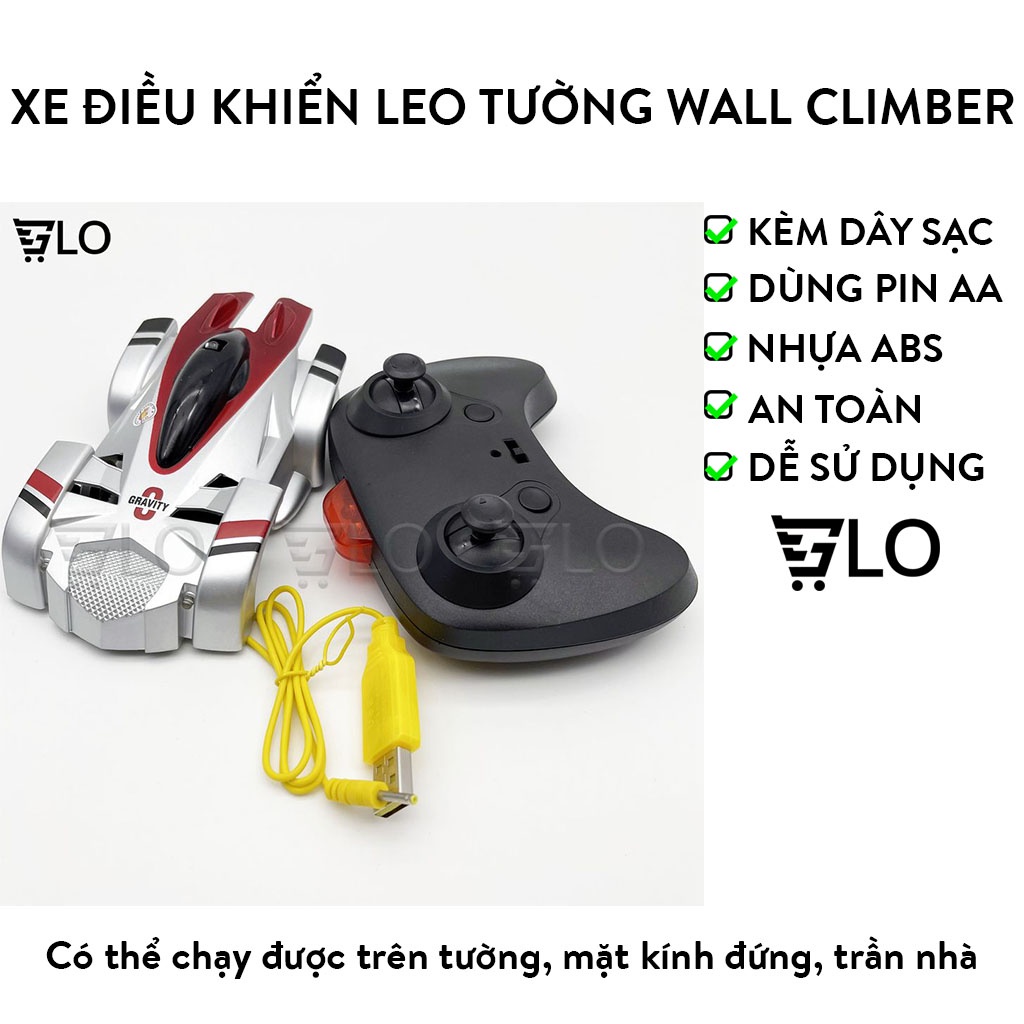 Xe Điều Khiển Leo Tường Wall Climber