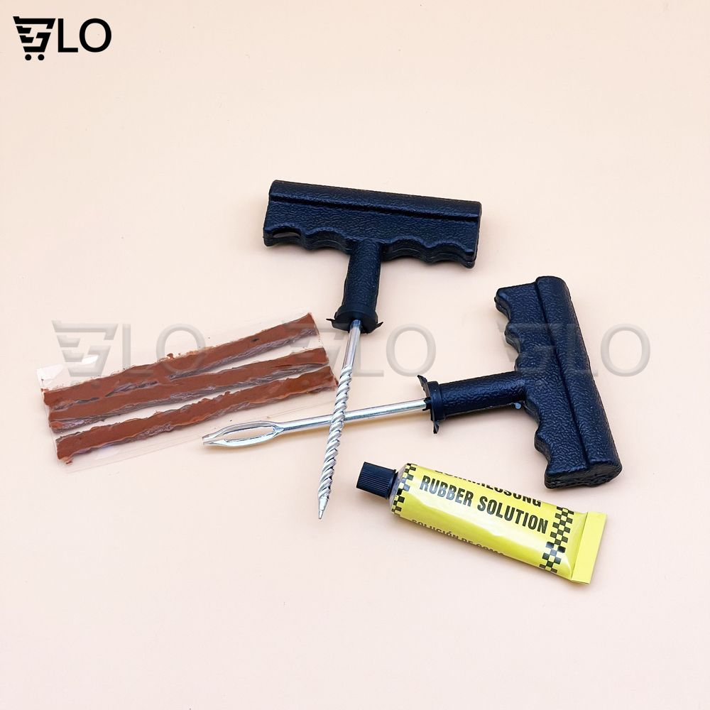 Bộ Dụng Cụ Vá Xăm Xe Mini Chuyên Dụng Cho Xe Hơi Xe Ô Tô Xe Máy Tiện Dụng Dễ Dàng Mang Theo Và Sử Dụng Ở Bất Kì Đâu