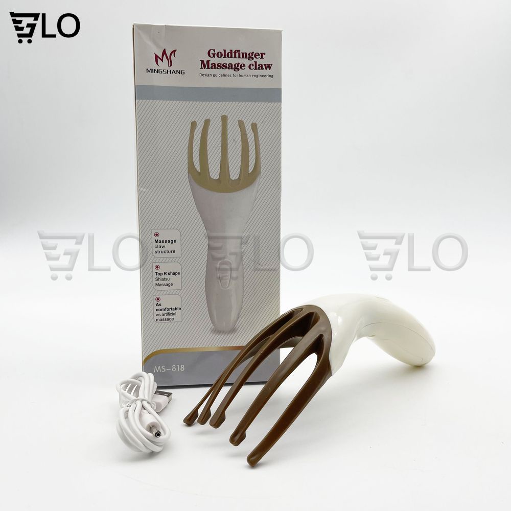 Dụng Cụ Massage Đầu Ms-818 22cm Dùng Pin Và Điện Trực Tiếp