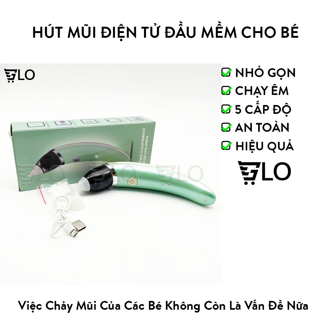 Hút Mũi Điện Tử Đầu Mềm Cho Bé