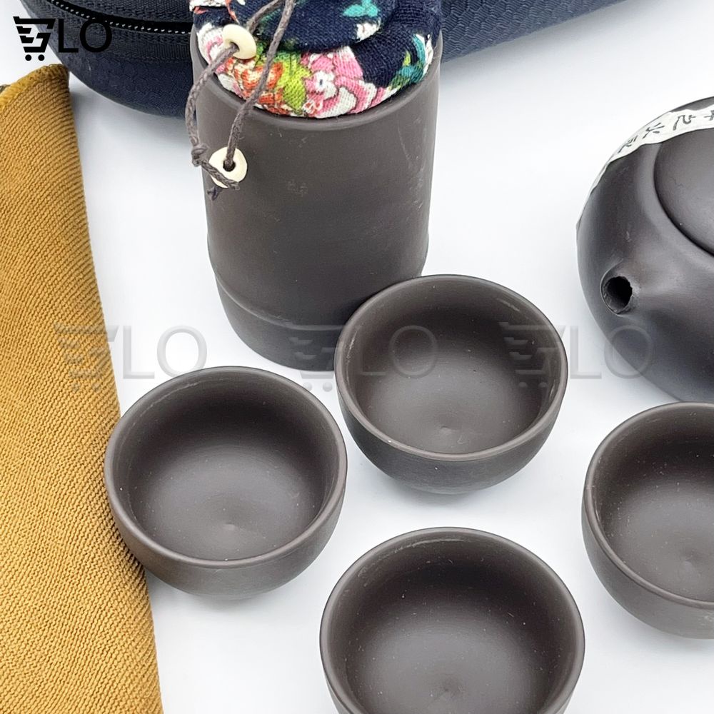 Bộ Bình Trà Có Túi Đựng Đi Du Lịch