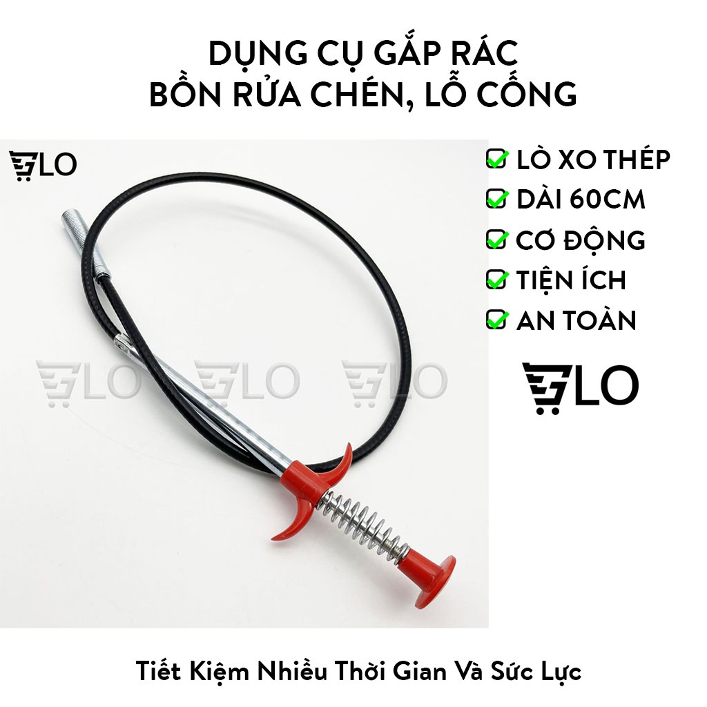 Dụng cụ gắp rác bồn rửa chén, lỗ cống