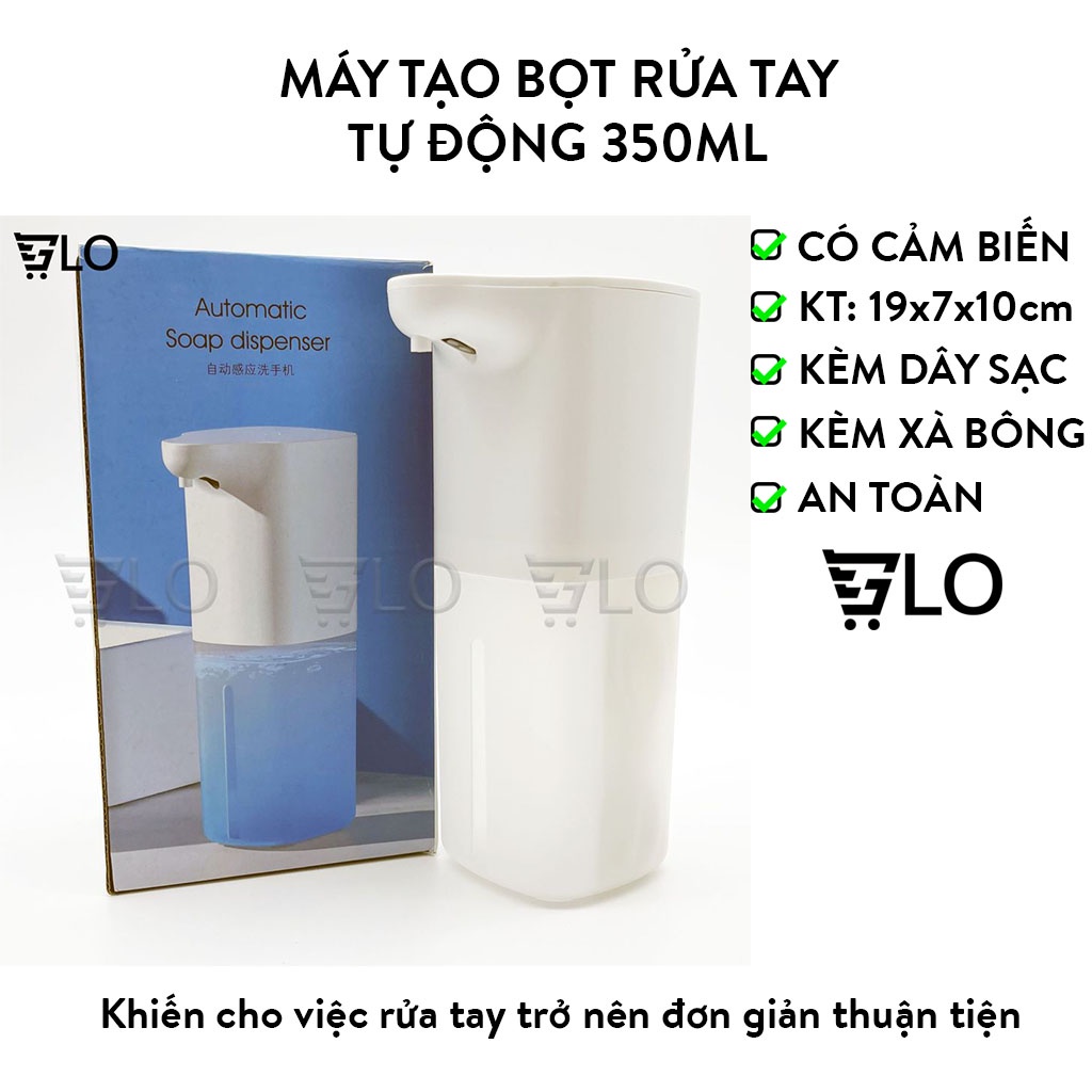 Máy Tạo Bọt Rửa Tay Tự Động 350ml Cảm Biến Siêu Nhạy