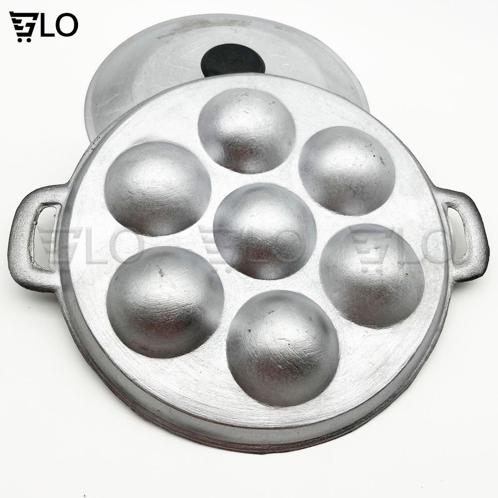 Chảo Đổ Bánh Khọt 7 Khuôn Chống Dính
