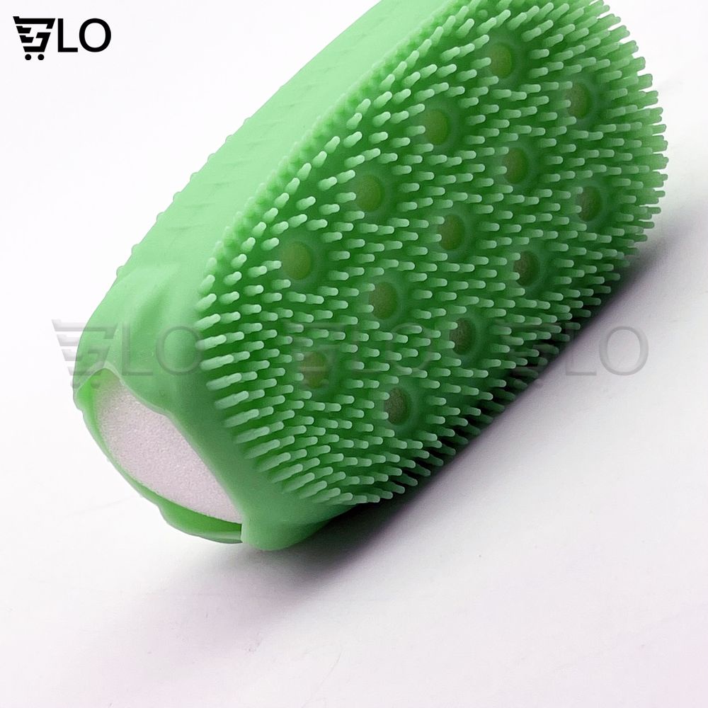 Bông Tắm Silicon Tạo Bọt Massage Hình Chuột Cute Tẩy Da Chết 2 Mặt