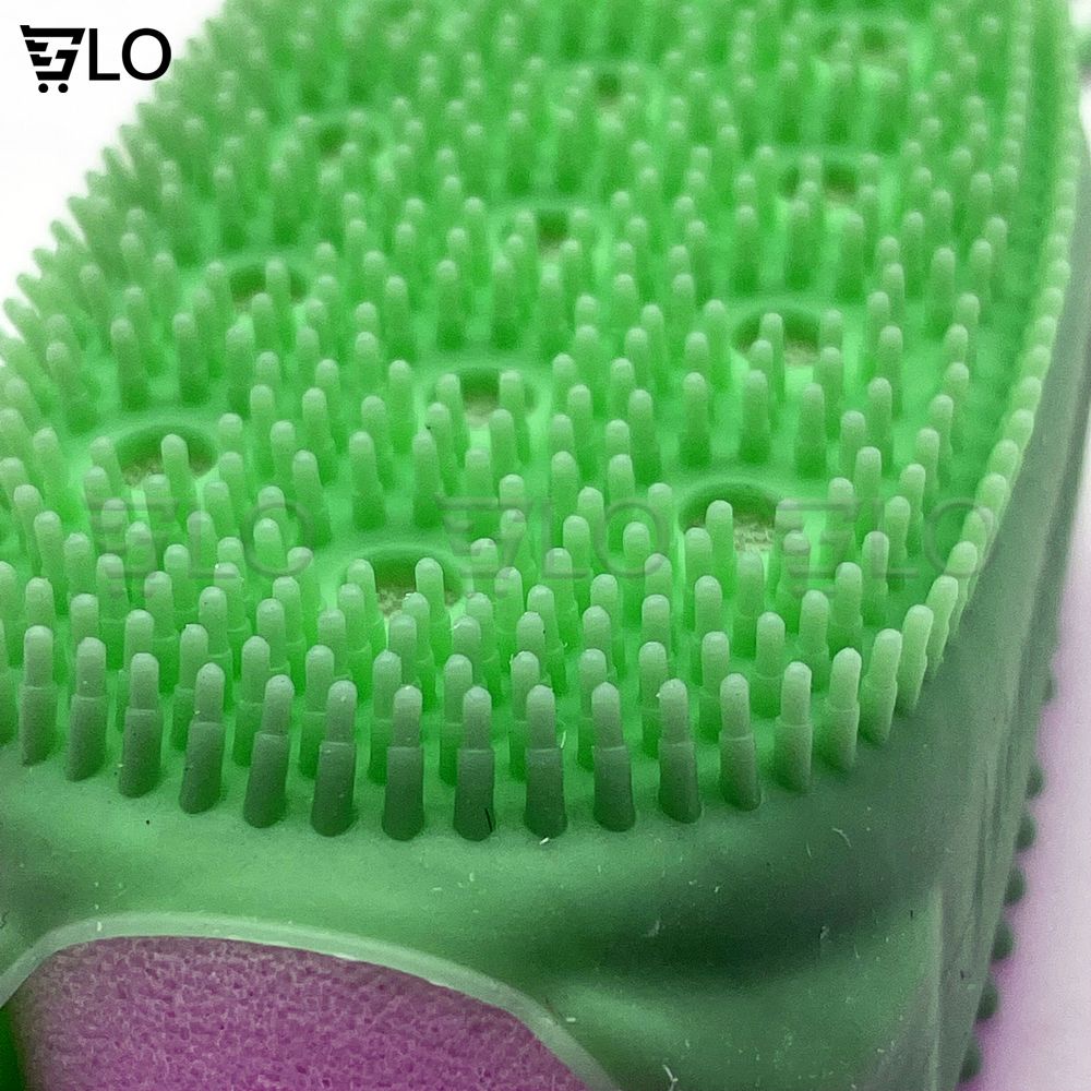 Bông Tắm Silicon Tạo Bọt Massage Hình Chuột Cute Tẩy Da Chết 2 Mặt