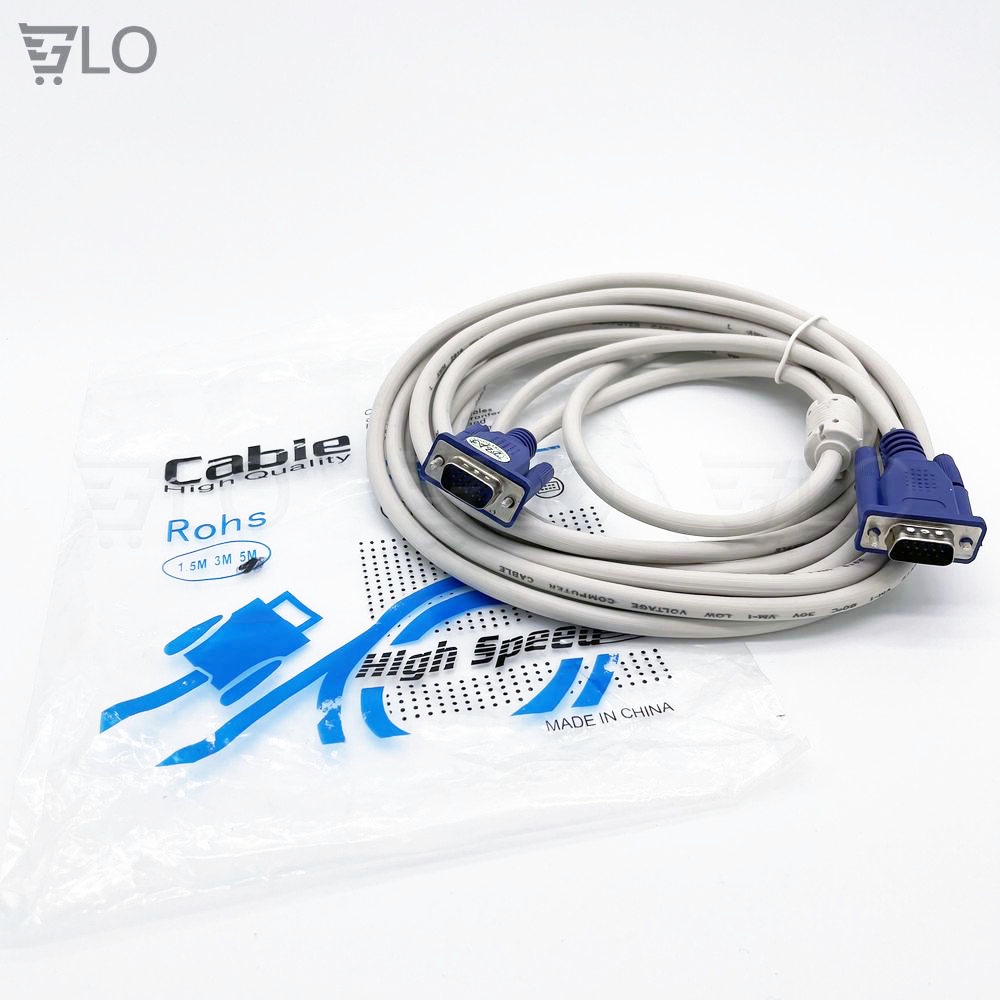 Dây Cáp Màn Hình Máy Tính VGA D-Sub 15 Pin Dài 1.5m tới 10m